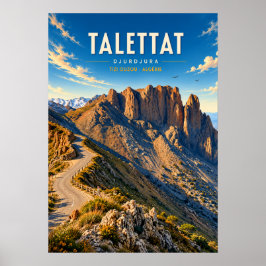Póster Vintage poster Talettat - Algérie
