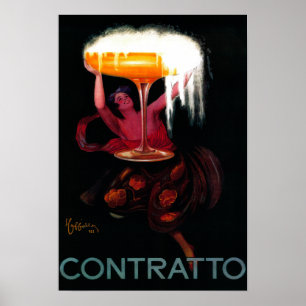 Póster Vintage PosterEurope de Contratto