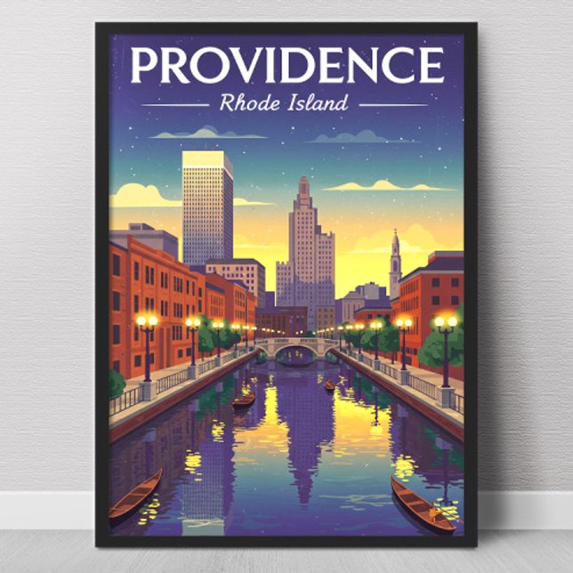 Póster Vintage Providence Rhode Island (Subido por el creador)