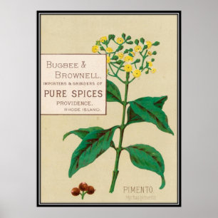 Póster Vintage : publicidad alimentaria -