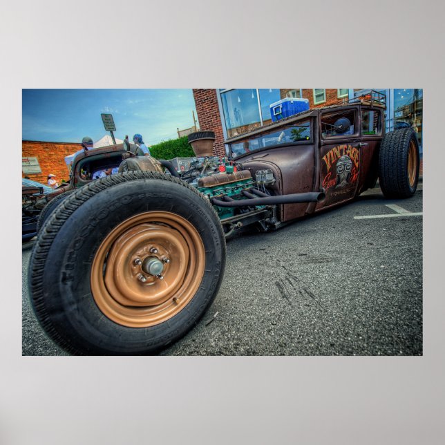 Póster Vintage Rat (Frente)