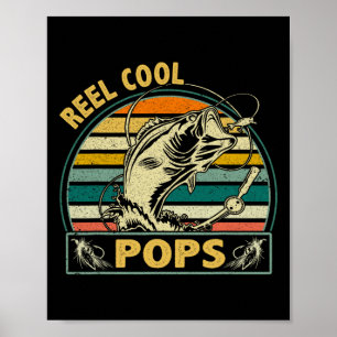 Póster Vintage Reel Guay Pops Padres Pescadores Día De La