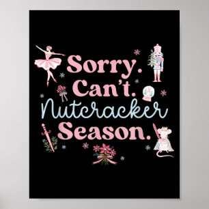 Póster Vintage Retro Lo siento No puede Temporada Cascanu