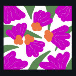 Póster Vintage Retro Moderno Pop Floral Negrita Doodle Ar<br><div class="desc">Diseñado Digitalmente Por Dream Big Digital Design</div>