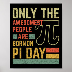 Póster Vintage Retro Sorprendente Nacido En El Día De La