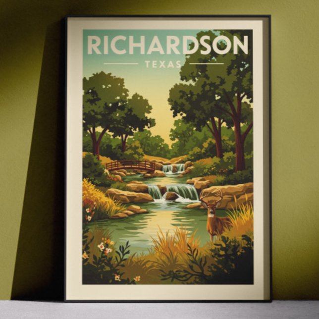 Póster Vintage Richardson Texas (Subido por el creador)