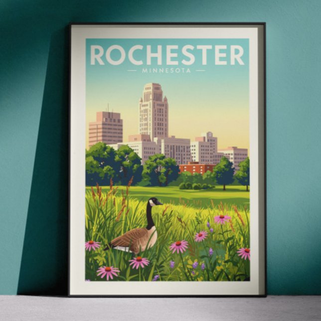 Póster Vintage Rochester Minnesota (Subido por el creador)