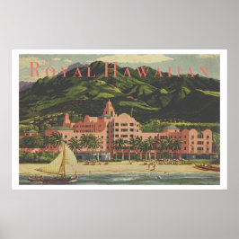 Póster Vintage Royal Hawaiian Heavyweight Travel Poster