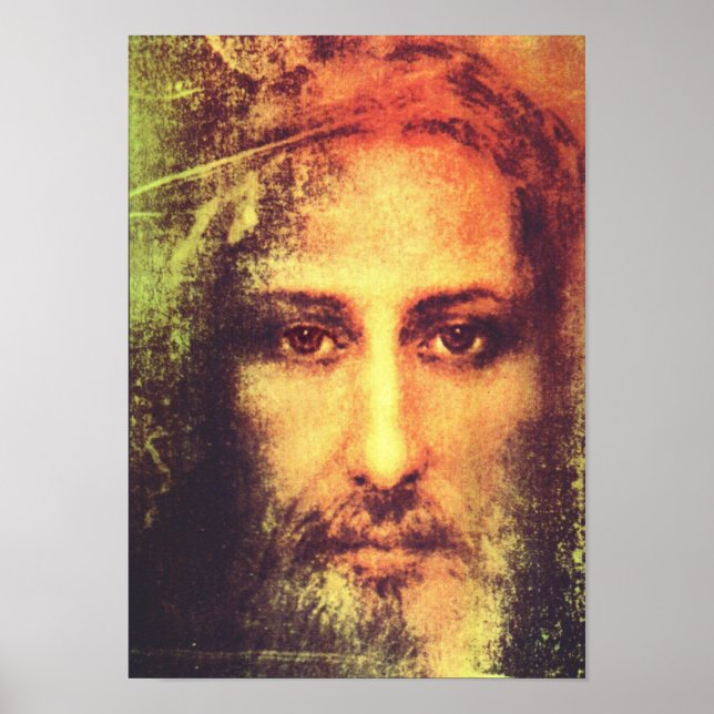 Póster Vintage, sagrado Jesús, artista, poster (Frente)