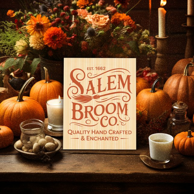 Póster Vintage Salem Broom Co (Subido por el creador)