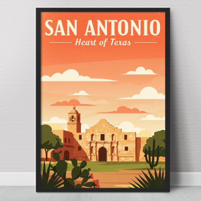 Póster Vintage San Antonio (Subido por el creador)