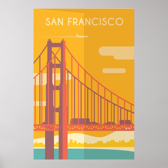 Póster Vintage San Francisco (Frente)