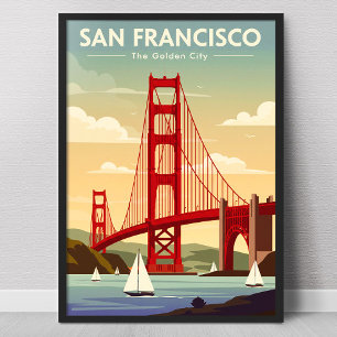 Póster Vintage San Francisco