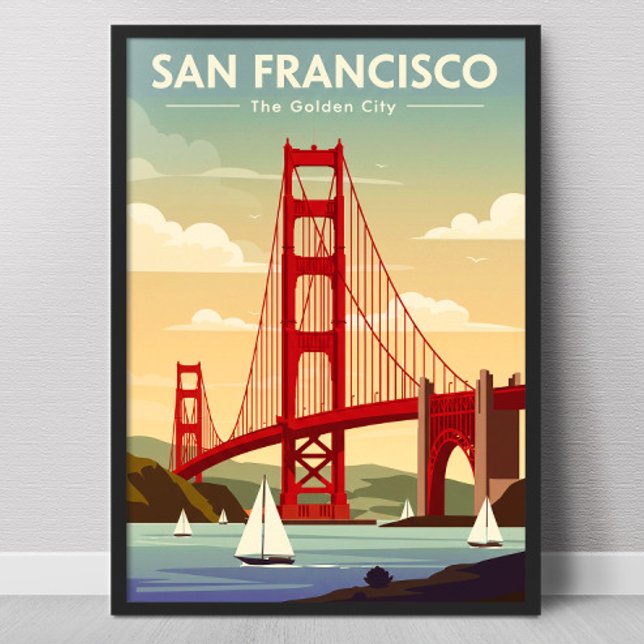 Póster Vintage San Francisco (Subido por el creador)