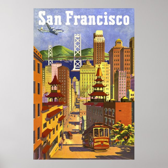 Póster Vintage San Francisco (Frente)