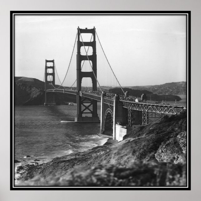 Póster Vintage San Francisco, Estados Unidos - (Frente)