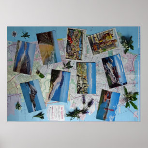 Póster Vintage San Francisco Scenery Poster grande