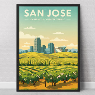 Póster Vintage San José