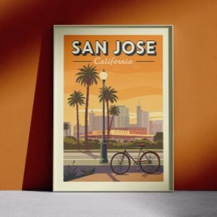 Póster Vintage San José California