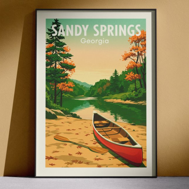 Póster Vintage Sandy Springs Georgia (Subido por el creador)