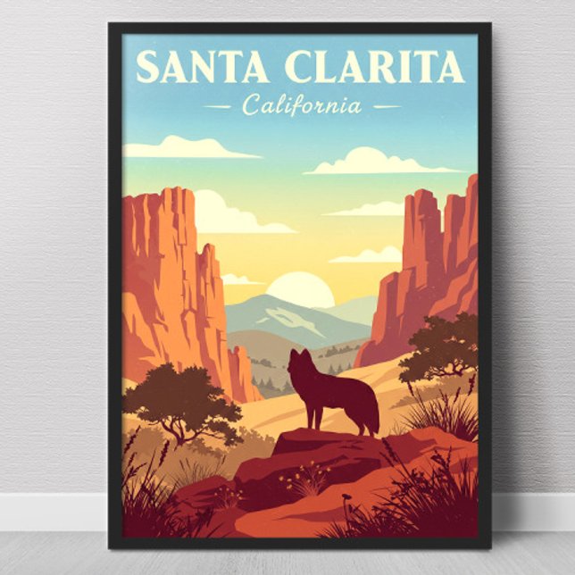Póster Vintage Santa Clarita California (Subido por el creador)