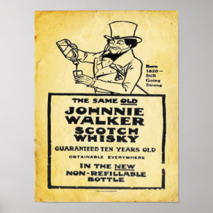 Póster Vintage Scotch Whiskey Poster