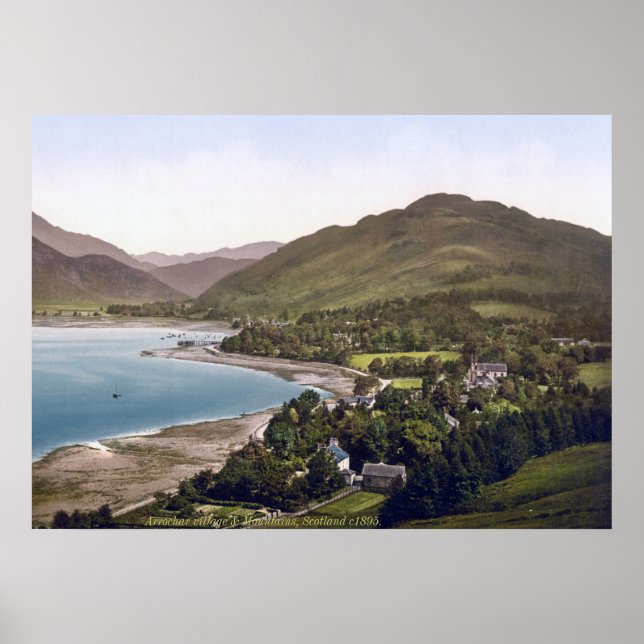 Póster Vintage Scotland U.K., Aarochar Alps (Frente)