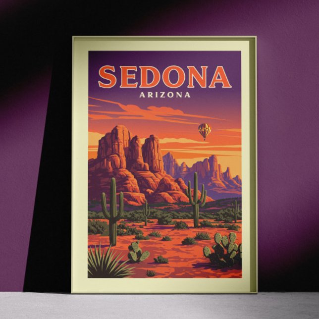 Póster Vintage Sedona Arizona (Subido por el creador)