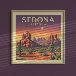 Póster Vintage Sedona Arizona