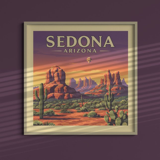 Póster Vintage Sedona Arizona (Subido por el creador)