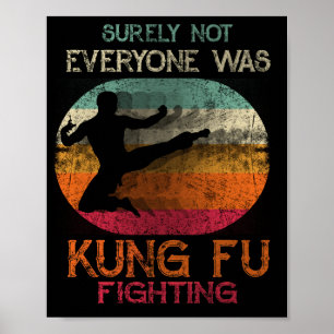 Póster Vintage Seguramente No Todo El Mundo Estaba Luchan