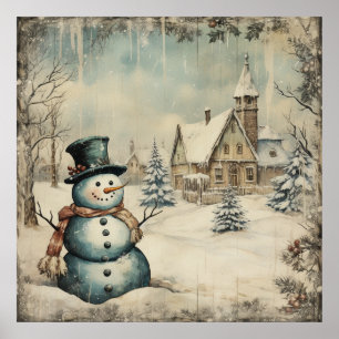 Póster Vintage Shabby Chic Poster