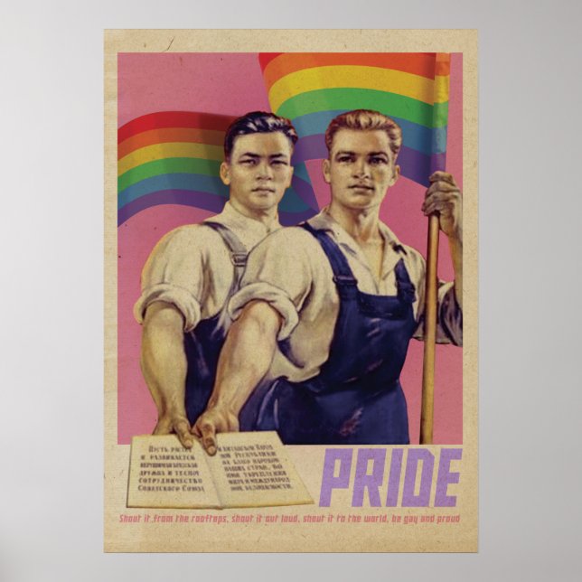 Póster Vintage SHIT Pride Poster (Frente)