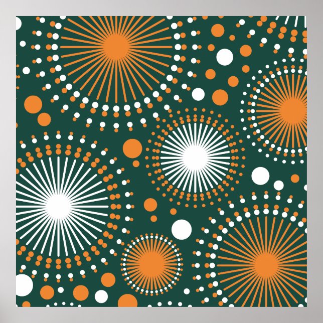 Póster Vintage Sky Joy Fireworks Fiesta (Frente)