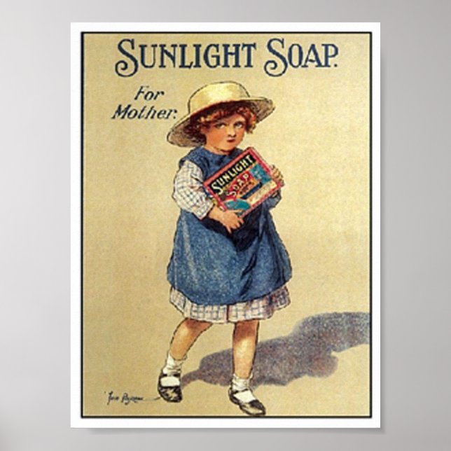 Póster Vintage Soap Ad Print (Frente)