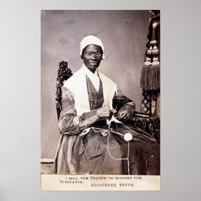 Póster Vintage Sojourner Truth Portrait (Frente)