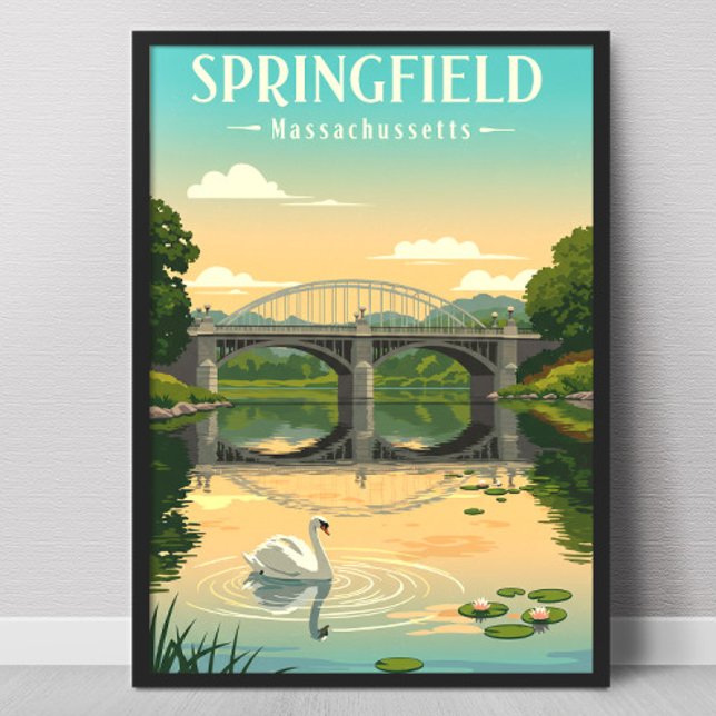 Póster Vintage Springfield Massachusetts (Subido por el creador)