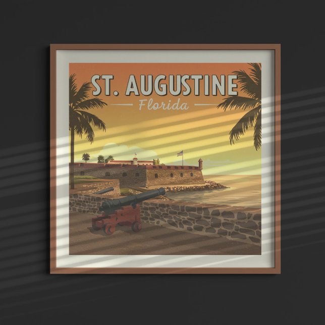 Póster Vintage St. Augustine Florida (Subido por el creador)