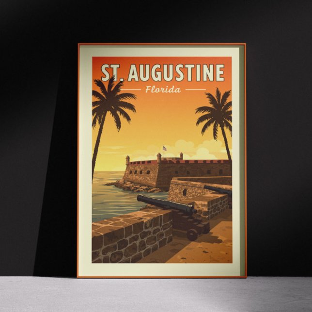 Póster Vintage St. Augustine Florida (Subido por el creador)