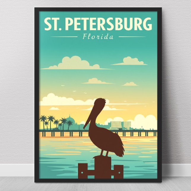 Póster Vintage St. Petersburg Florida (Subido por el creador)
