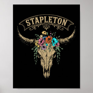 Póster Vintage Stapleton Apellido Personalizado Stapleton