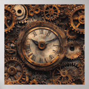 Póster Vintage Steampunk