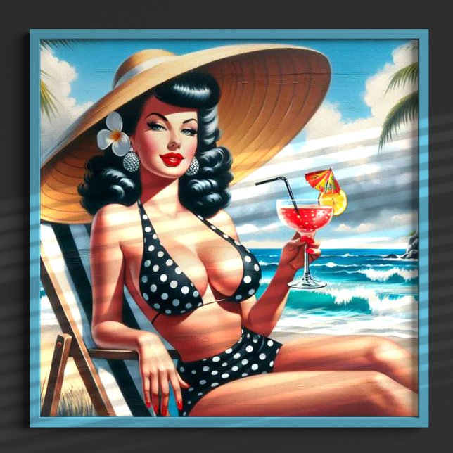 Póster Vintage Summer Pin Up (Subido por el creador)