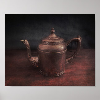 Póster Vintage Teapot Print