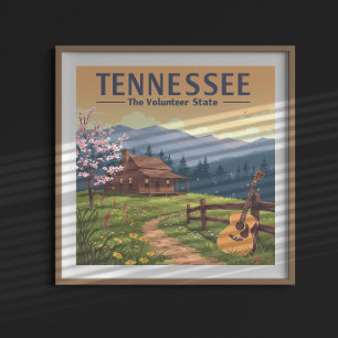 Póster Vintage Tennessee