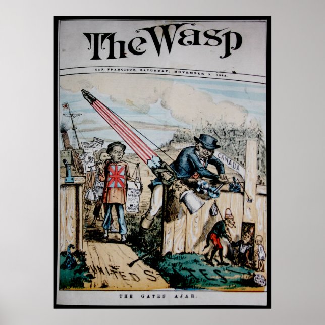 Póster Vintage The Wasp (Frente)