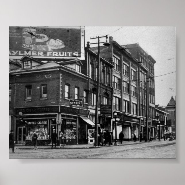 Póster Vintage Toronto, Ontario, Canada (Frente)