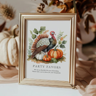 Póster Vintage Turquía Friendsending Party Favor del Rótu