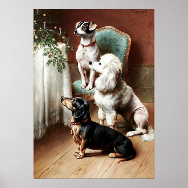 Póster Vintage - Un tratamiento para Navidades (Frente)