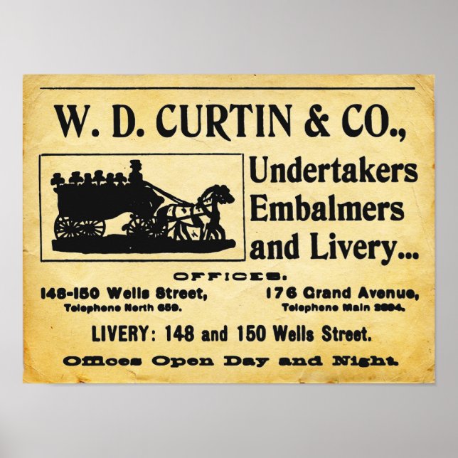 Póster Vintage Unders - Poster Embalmador (Frente)